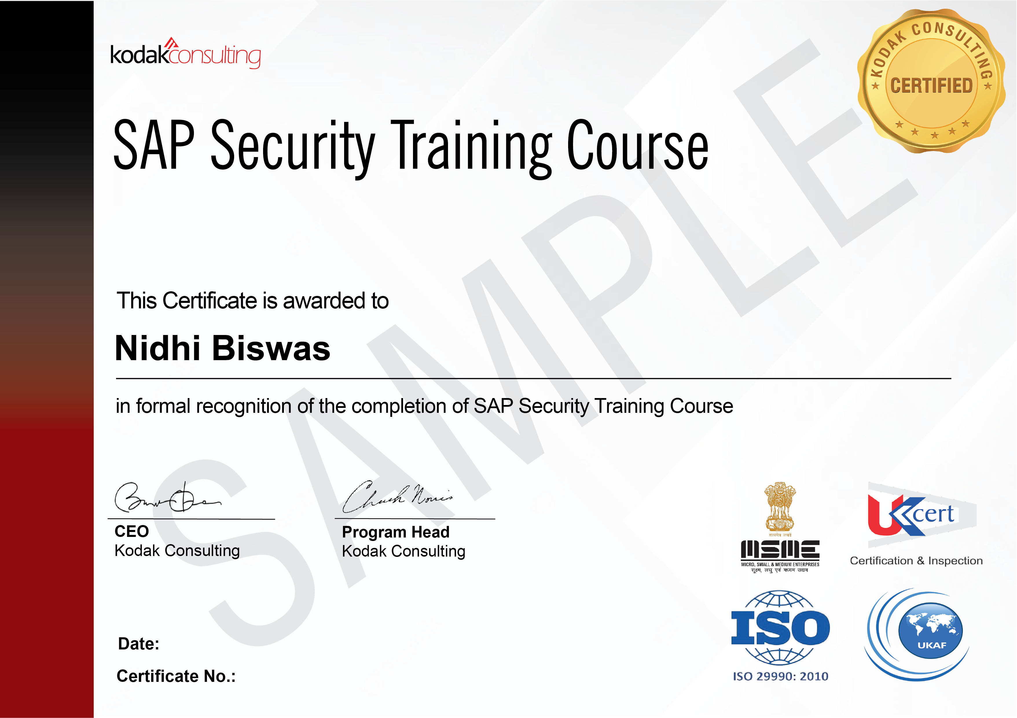 SAP Security Training Course Kodakco